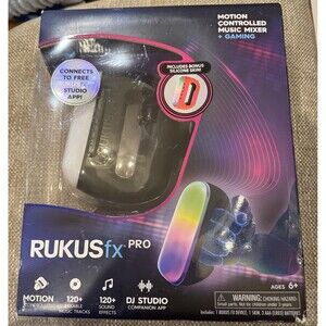 RUKUSfx Pro Motion Controlled Music Mixer Plus Gaming Bonus Skin New